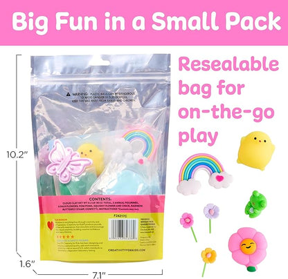 Creativity for Kids Sensory Pack: Garden Friends, Easter Basket Stuffers & Sensory Toys for Toddlers, Toddler Activities & Pretend Play Easter Crafts (Ages 3+)