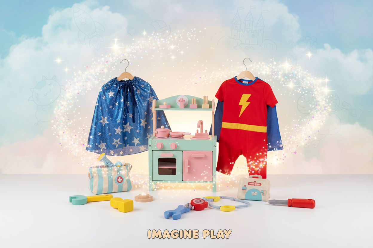  Pretend &amp; Play Gift Set — Where Imagination Comes to Life
“Big dreams start with little make-believe moments.”